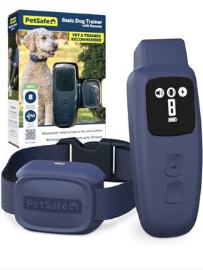 PetSafe Basic Dog Trainer with Remote, 300ft Range, Static Levels/Tone/Vibration